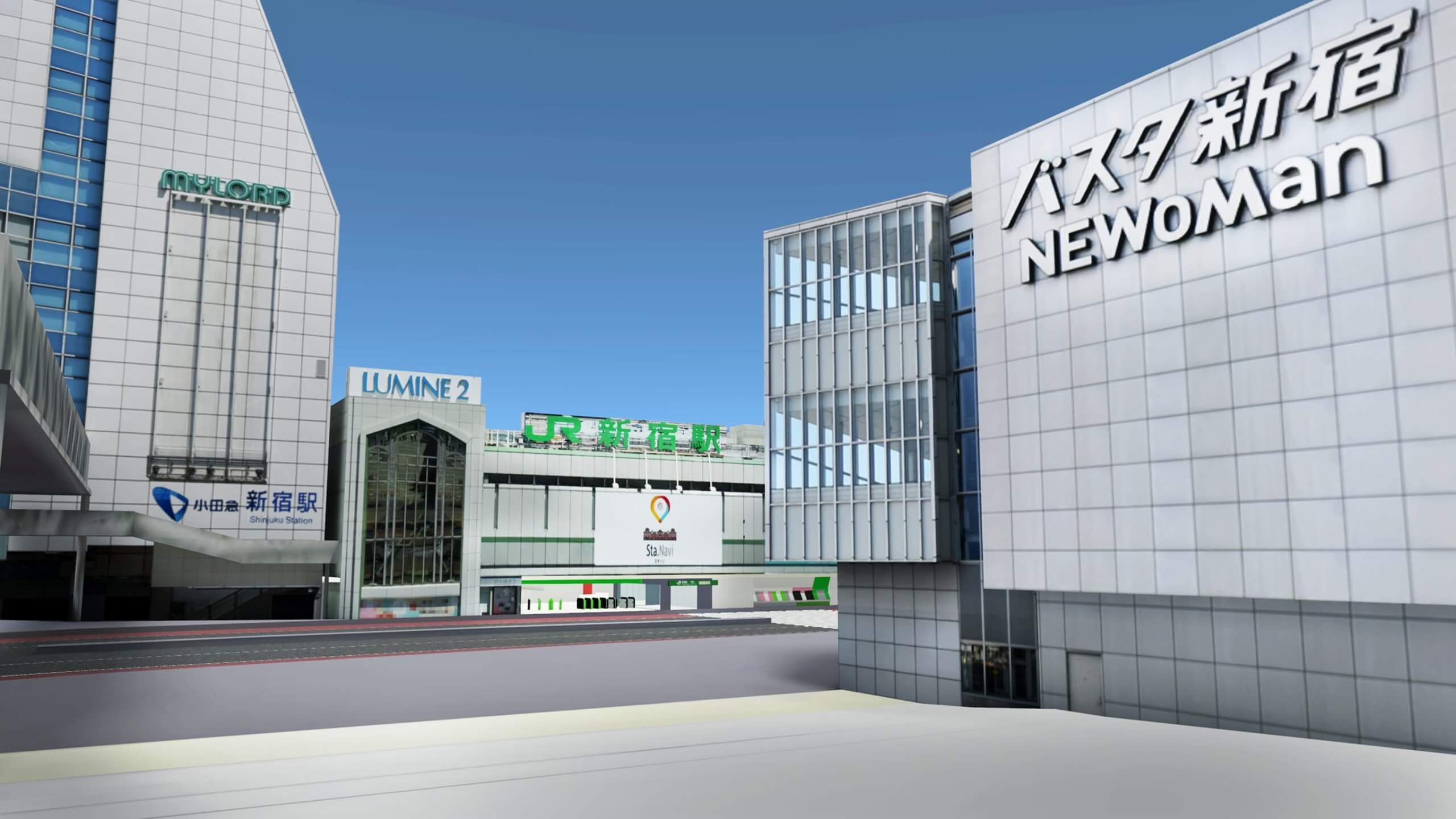 地上・地下のモデルを活用した歩行者向けナビゲーションシステム