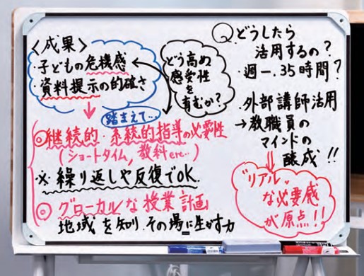 院生や整備局職員が参加した学校での授業の振り返りワークショップ2