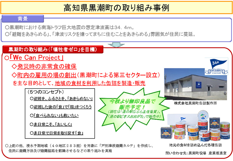 高知県黒潮町の取り組み事例