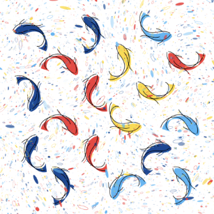 「Colored Carp」の一例