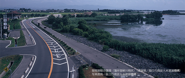 琵琶湖総合開発（湖岸堤姉川地区）