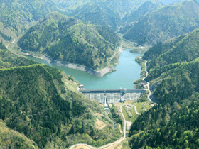 久吉ダム　～碇ヶ関温泉郷の源に佇むダム群～