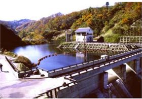城川ダム ～県営最小のコンクリートダム～
