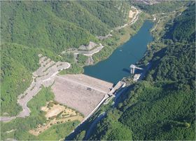 宇曽川ダム ～湖東三山の名刹の隣に佇むダム～