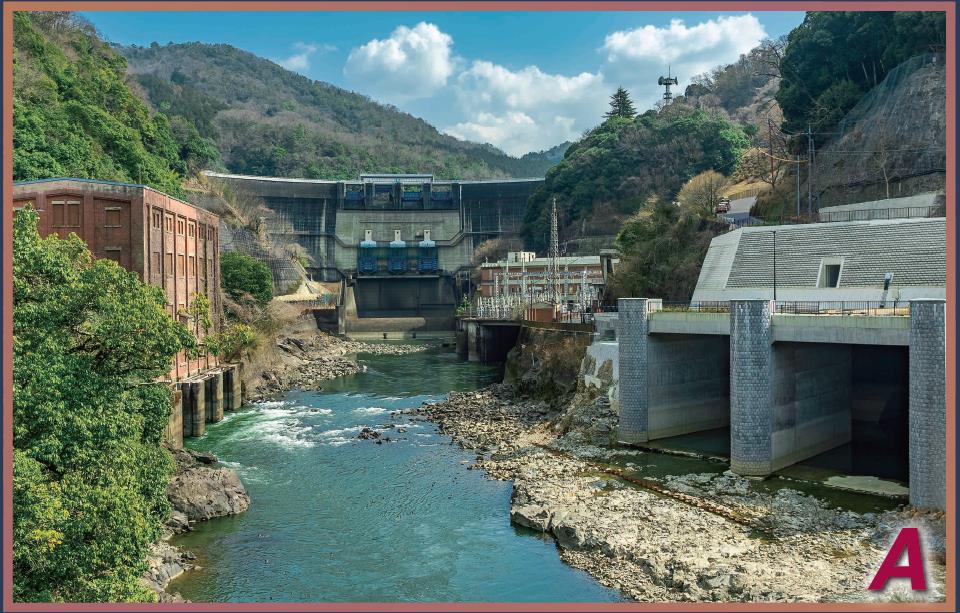 天ヶ瀬ダム ～京都の宇治ならではの優雅なアーチ式ダム～