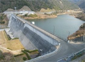 大日ダム ～牛内ダムへ分水・上流には大日川ダムが間近に～