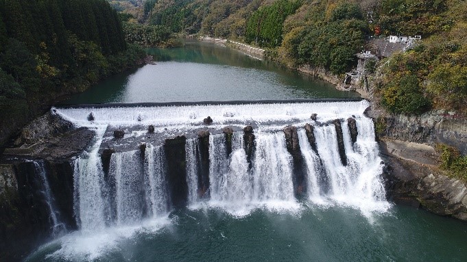 沈堕取水堰 　～雪舟が描いた「沈堕の滝」と共存する堰～