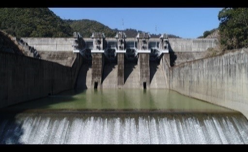 石河内ダム　～九州最大の揚水発電所の下部ダム～