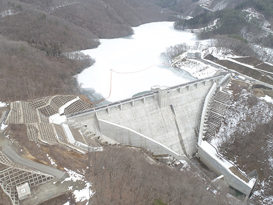 簗川ダム（建設中）～新たなる飛翔、恵みの杜に築く浪漫の湖～