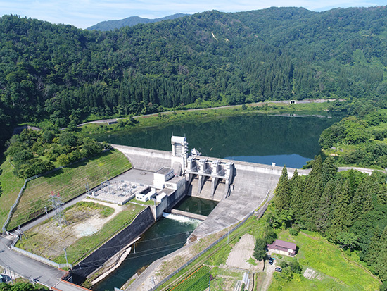 水ヶ瀞ダム～寒河江川流域の水道・灌漑用水を維持管理するダム～