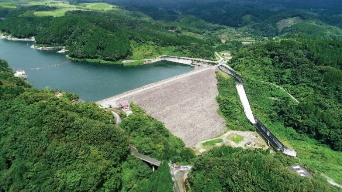 大蘇ダム ～雄大な阿蘇カルデラに位置するダム～