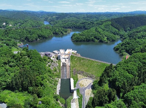 千五沢ダム～全国初！New Style ラビリンス型洪水吐き誕生～