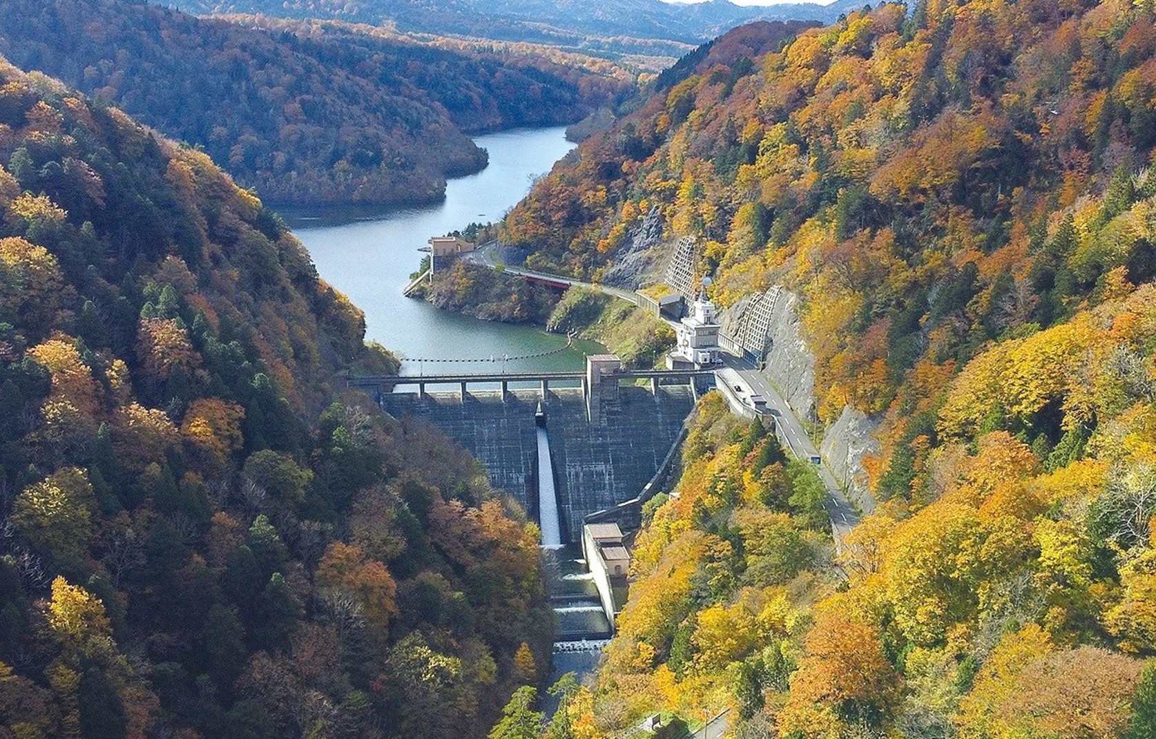 川内ダム　～本州最北のダム（北緯41度16分30秒）～