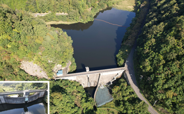 百谷ダム～国内初のゲートレスダム～