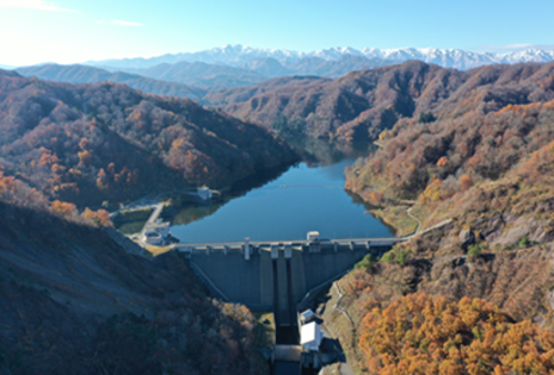 横川ダム ～小国の白い森に抱かれるダム  ～