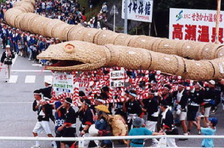 写真:大したもん蛇まつり