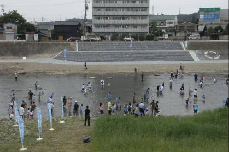 写真:うながっぱ土岐川あそび