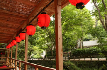 写真:箕面川床