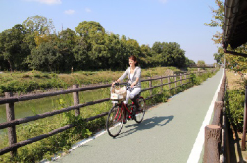 写真:自転車道