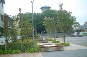 写真:牛岐城趾館