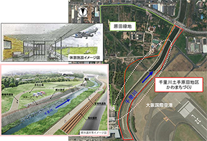千里川土手原田地区かわまちづくり
