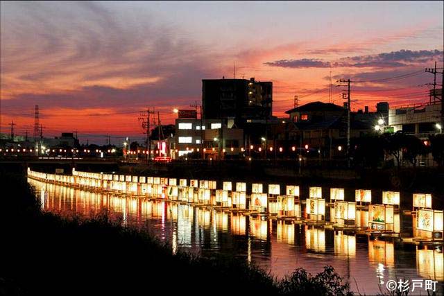 大落古利根川流灯まつり