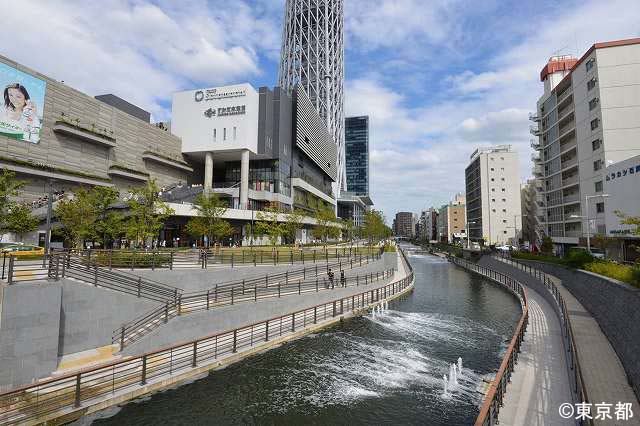 東京スカイツリーのお膝元　北十間川