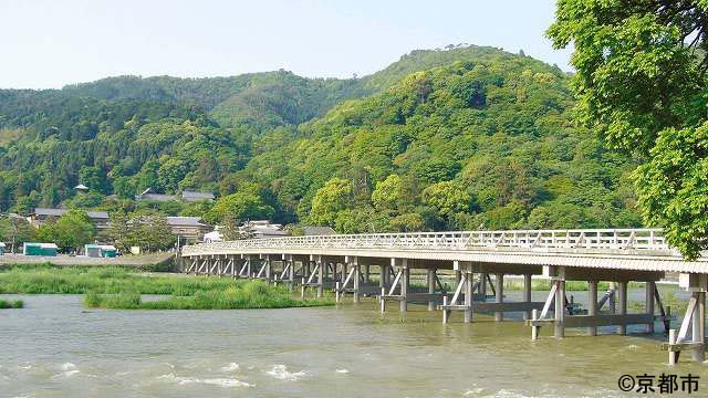 嵐山地域の桂川