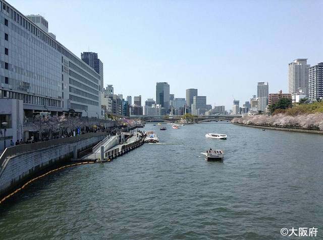 水都大阪の舟運拠点 大川・八軒家浜