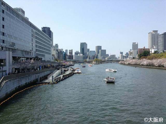 水都大阪の舟運拠点　大川・八軒家浜