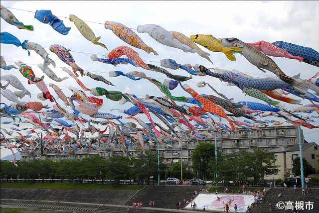 芥川 こいのぼりフェスタ1000