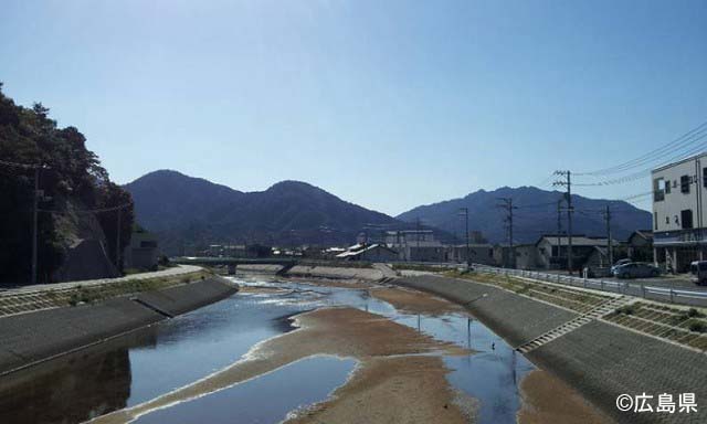 水辺を親しめる永慶寺川