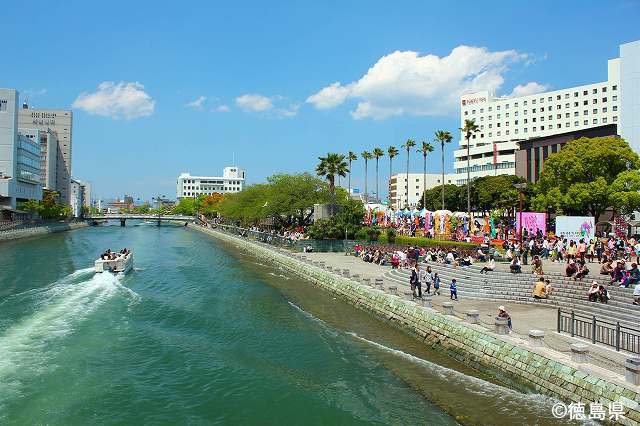 新町川　ひょうたん島クルーズ