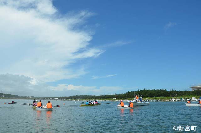 夏の富田浜入江