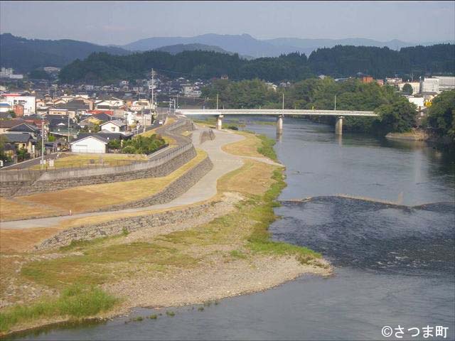 虎居地区堤防