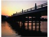 瀬田の唐橋の夕景
