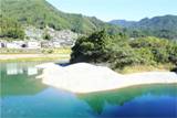 美しい水辺の土居川宮崎の河原