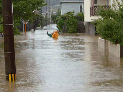 2004年7〜8月・台風10号（高知県いの町）