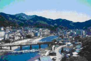 下呂温泉全景