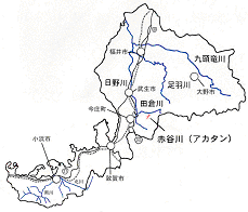 田倉川と暮らしの会 地図