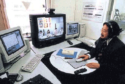 Photo image:Scene of lecturer side