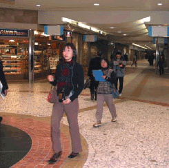 Photo image::view of the test by non-disabled user