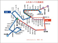 Fureai Bus route map