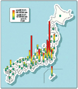 Map and Bar graph image