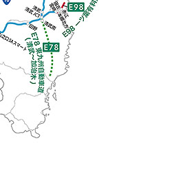 高速道路ナンバリング路線図 九州地方
