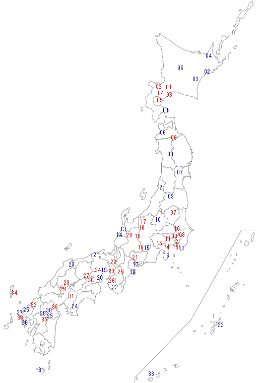 n悢ό܂Â 2008@ʒu}