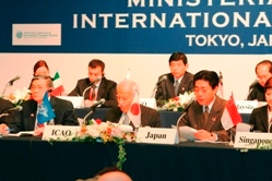 Minister Kitagawa of Land, Infrastructure and Transport at the joint press conference