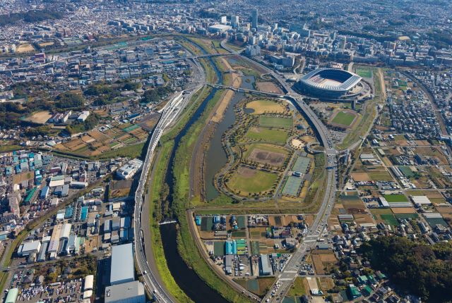 鶴田川多目的遊水地