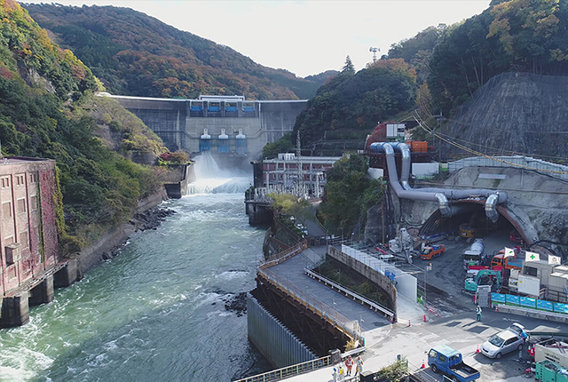 Redevelopment of Amagase Dam in progress