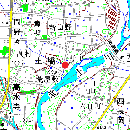クロージャー等位置 矢巾町土橋字第１１地割三枚橋地先地先